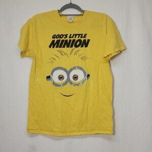 786. Gildan Short Sleeve T-Shirt Yellow Sz M